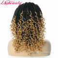 LSY Raw Inian Hair New Design 100 Human Hair Wig Goddess Locs Crochet Braiding With Honey Blonde Color Human Hair Headband Wigs